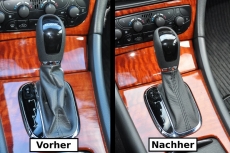 Schaltsack Mercedes C-Klasse W203 Automatik ECHT LEDER N251