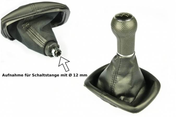 Schaltsack mit Schalknauf VW Golf 4 12mm