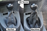 Schaltsack VW Touran Caddy ECHT LEDER N241